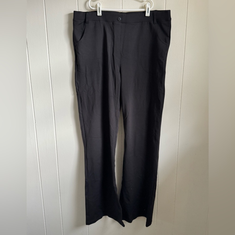 NWT Yogipace Black Wide Leg Women's Pants Sz XXL
